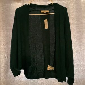 Loft dark green cardigan